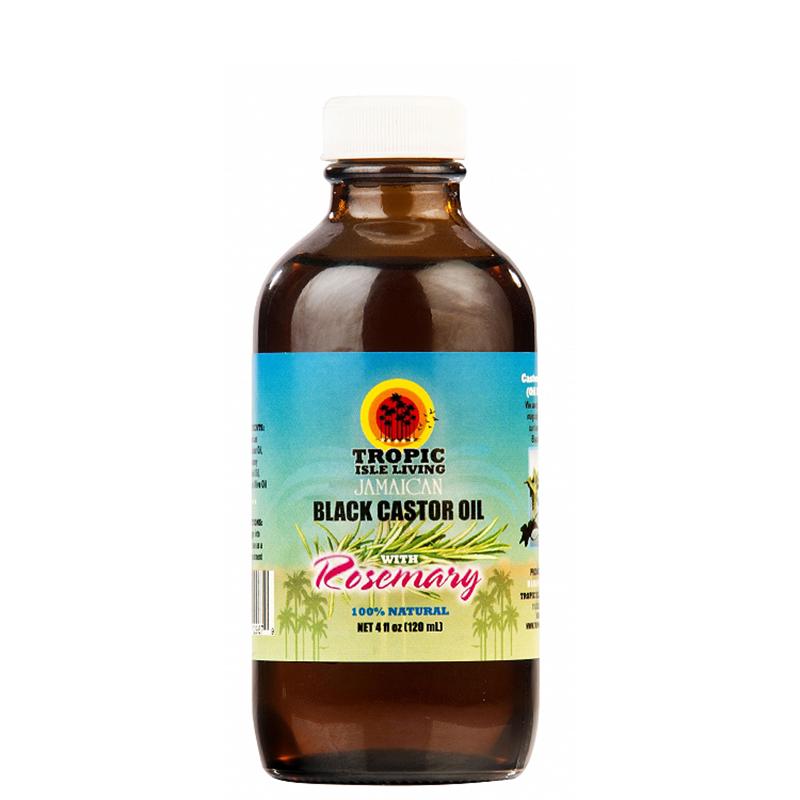 Black castor Oil with Rosemary