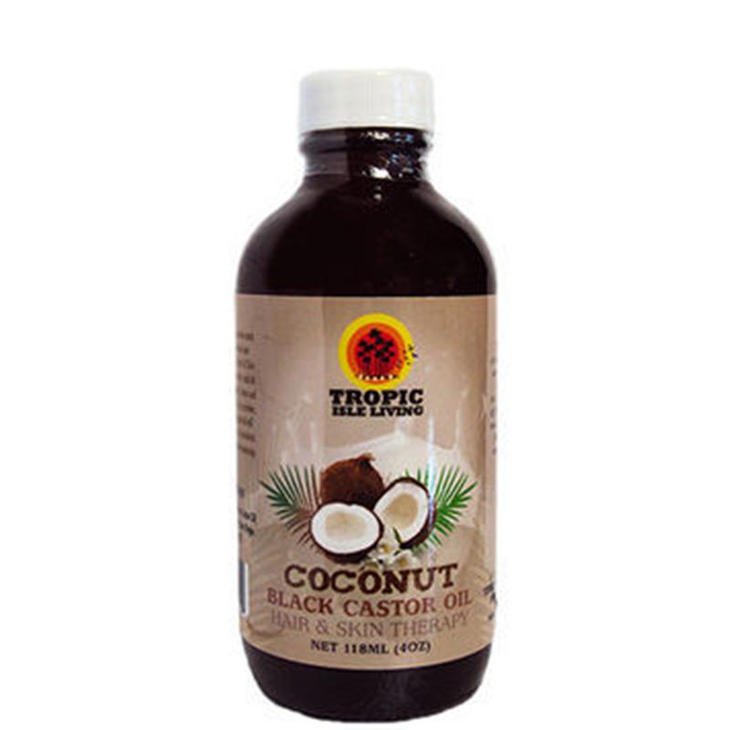 Tropic Isle Living Jamaican Coconut Black Castor Oil 4oz